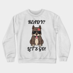 Dog walking time for every dog lover. Crewneck Sweatshirt